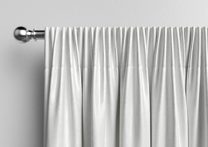 Faux Silk, White - Made to Measure Curtains - Image 9